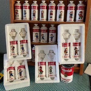 🔥CLEARANCE TODAY! VINTAGE! CAMPBELLS SPICE JARS Collectible.